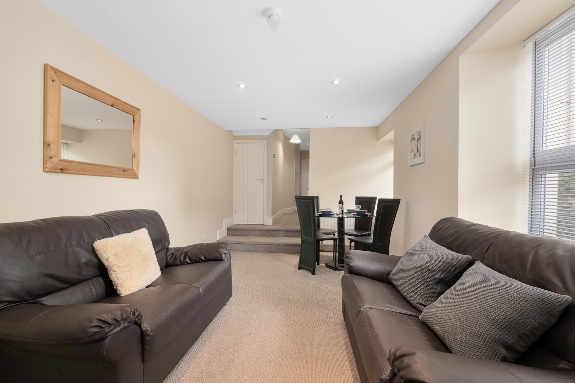 Dining and Living area of a 3 bedroom student flat at The Hoe, Plymouth