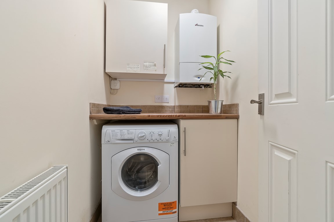 Utility room in our 6-bedroom shared student property on Bedford Terrace, Plymouth