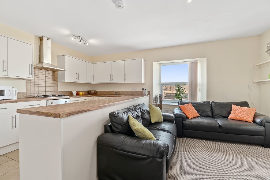 Kitchen/Lounge of our 6-bedroom shared student property on Bedford Terrace, Plymouth