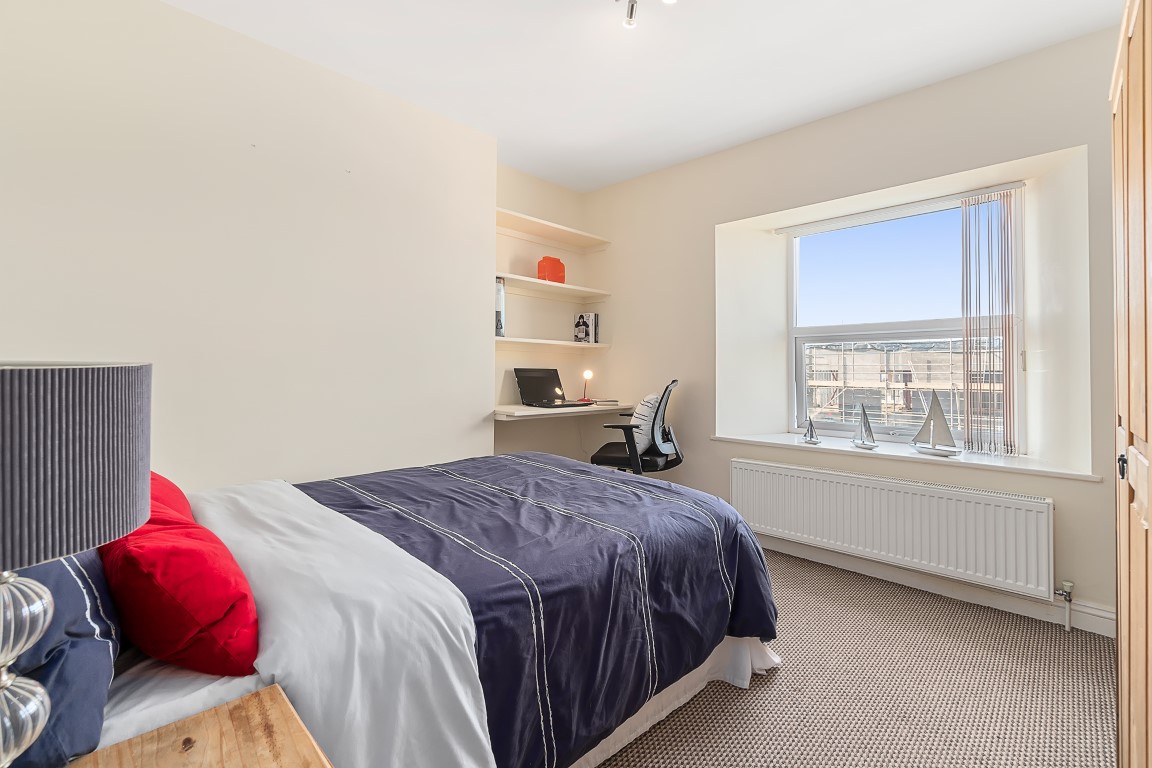 Bedroom of our 6-bedroom shared student property on Bedford Terrace, Plymouth