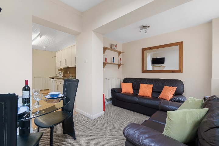 Lounge/kitchen in our 4 bedroom shared student property on Kensington Road, Plymouth
