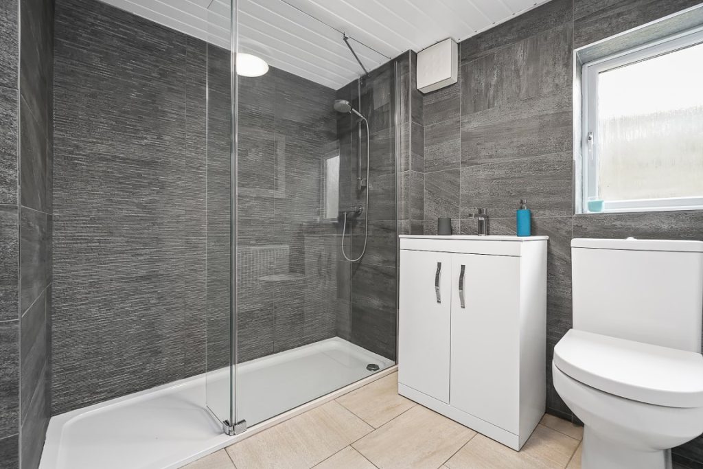 Luxury shower room in our 7 bedroom shared student accommodation on Furzehill Road, Plymouth