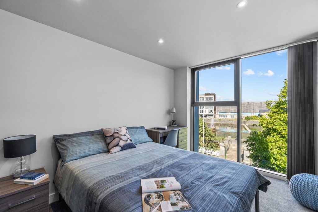 Bedroom with view