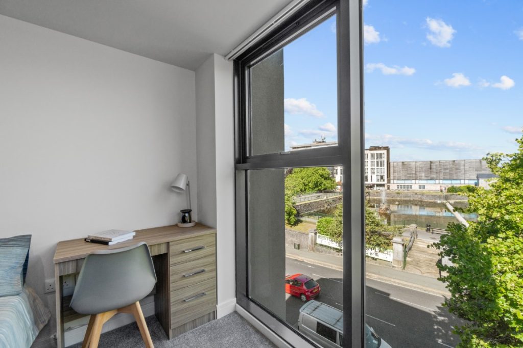 Bedroom with view
